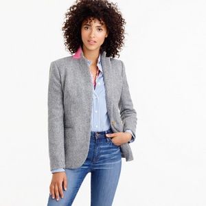 Jcrew Campbell Donegal Wool Grey Blazer 2 New